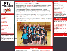 Tablet Screenshot of ktv-volleyball.de